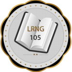 LRNG 105 badge