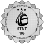 STNT 108 badge