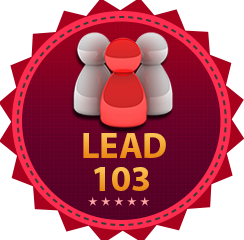 LEAD 103 badge