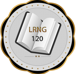LRNG 120 badge