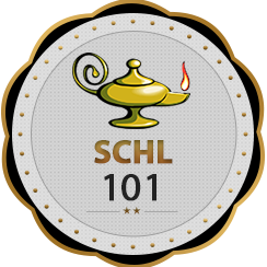 SCHL 101 badge
