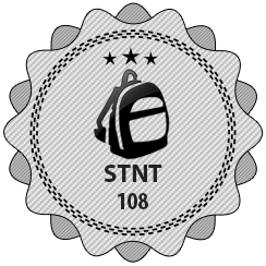 STNT 108 badge