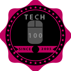 TECH 100 badge