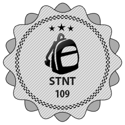 STNT 109 badge