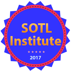 SOTL Institute 2017 badge
